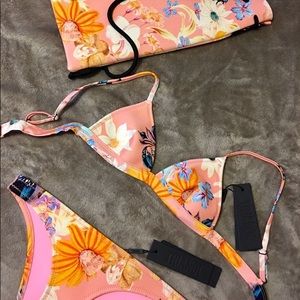NWT TRIANGL Delilah Fiore Rosa bikini XSmall